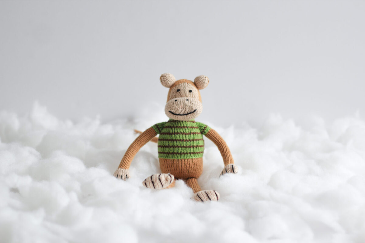 Bio Kuscheltier Äffchen aus fairem Handel