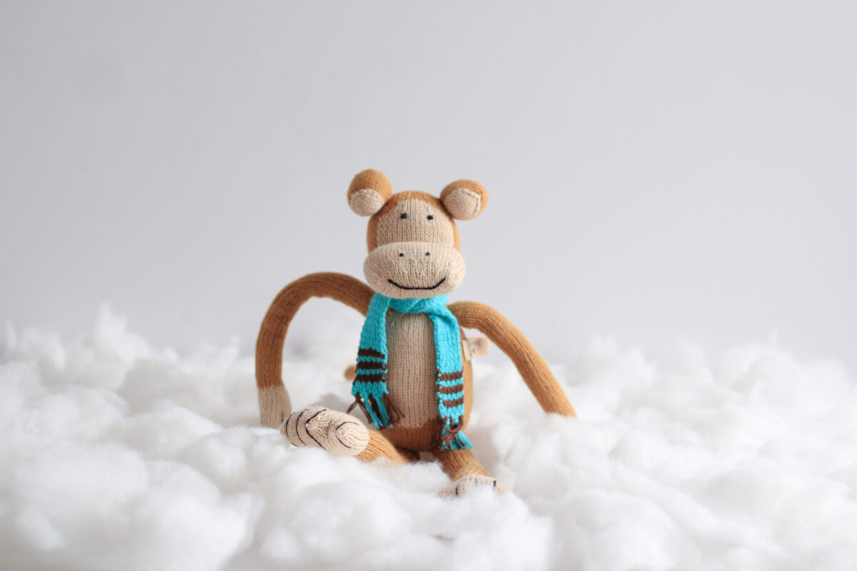 Bio Kuscheltier Affe