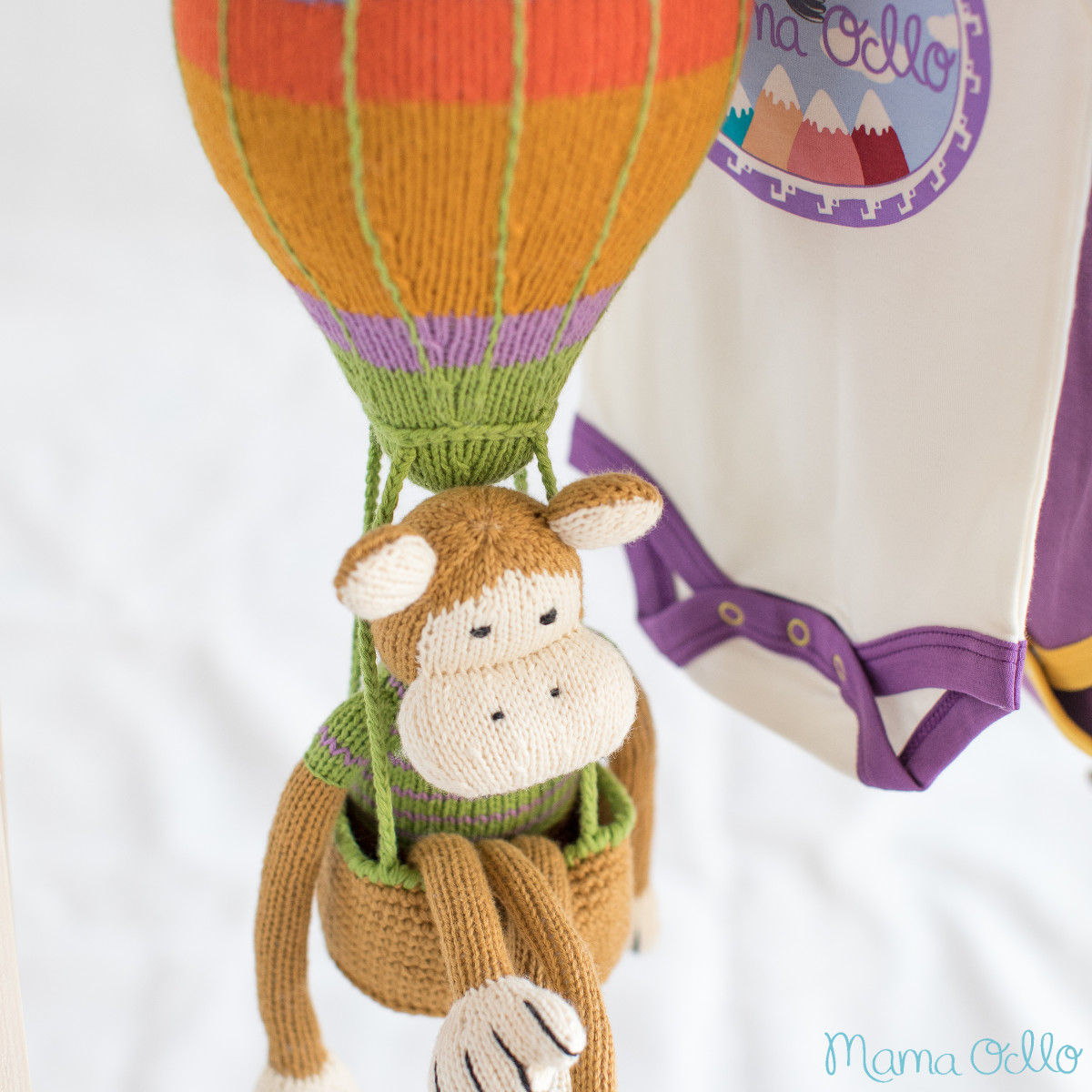 Mama Ocllo - Bio Kuscheltier Baby Äffchen Theo aus Fairem Handel Presale (5)