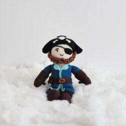Puppe Pirat aus Biobaumwolle