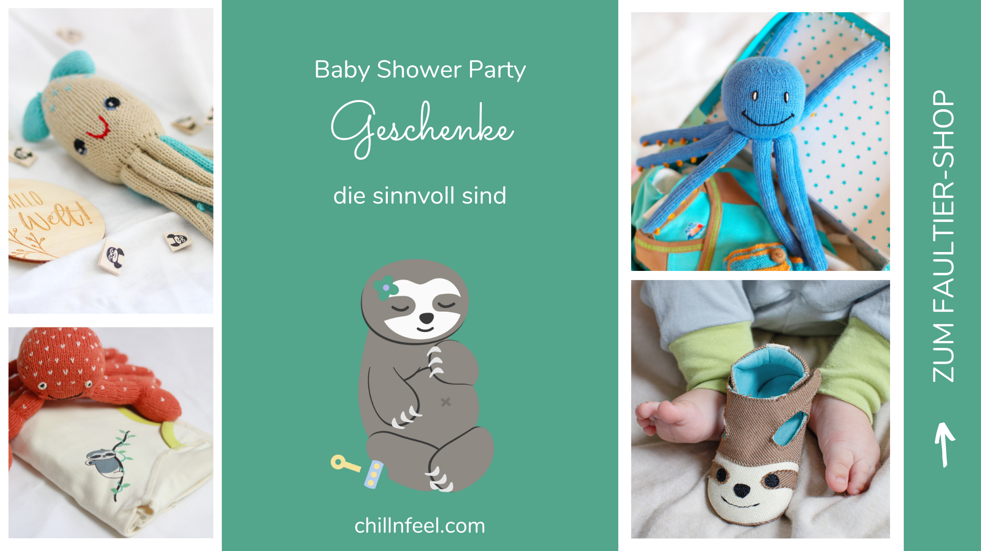 Geschenkideen zur Baby Shower Party
