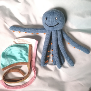 Frühchen Geschenk Oktopus und Häubchen