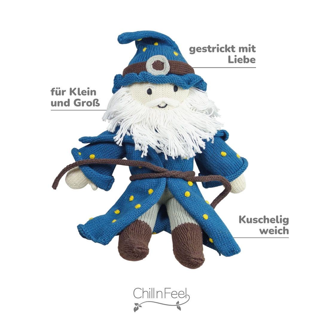 Zauberer Puppe Biobaumwolle (2)