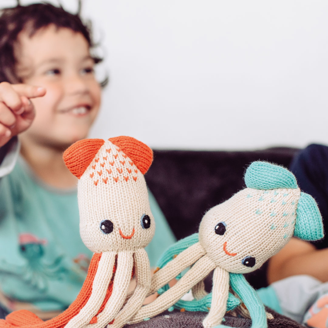 Baby Zwillinge Kalmares Wassertiere (1)