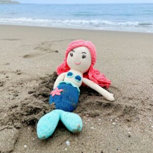 Meerjungfrau Puppe aus Biobaumwolle