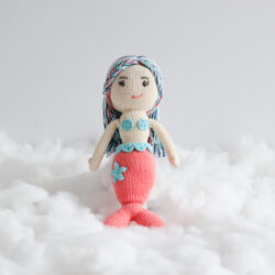 Bio Meerjungfrau Puppe aus Baumwolle