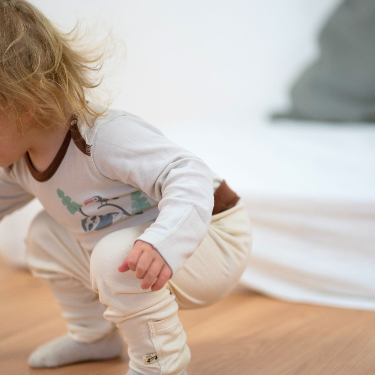 Leggings mit Fuß als Kratzschutz bei Neurodermitis