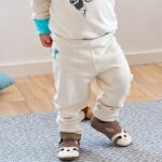Babyleggings mit umklappbarem Fußschutz (Gr. 62–92)