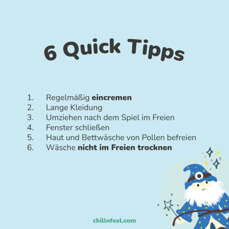 1. Hilfe! Pollenflug und Ekzeme auf der Kinderhaut