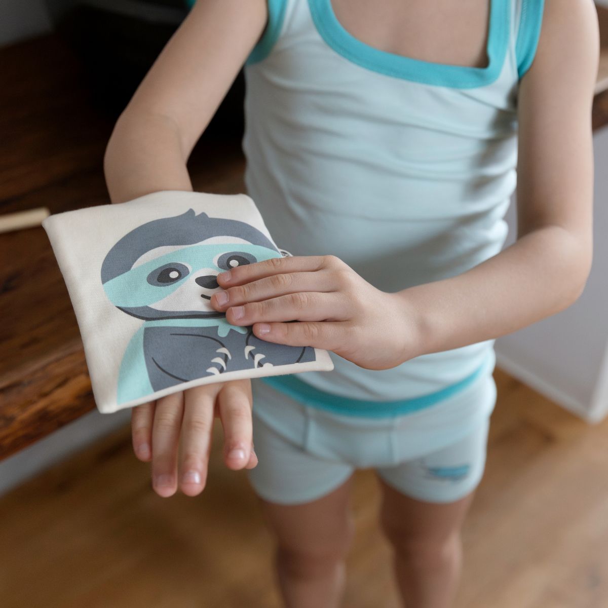 Hülle für Kühlpacks aus Pima Baumwolle bei Neurodermitis und Juckreiz