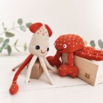 Krabbe und Kalmar Kuscheltier Set Pablo und Karla