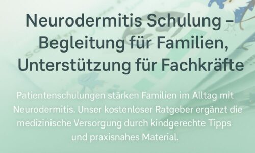 Neurodermitis Schulung – Begleitung für Familien, Unterstützung für Fachkräfte