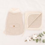 Erstlingsausstattung Set mit Babydecke und Strampelsack