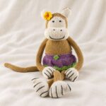 Kuscheltier Affe Thea aus Bio-Baumwolle