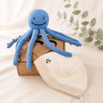 Baby Geschenkset mit Oktopus und Mützchen