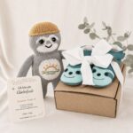 Besonderes Geschenk zur Geburt „Erste Schritte“